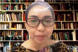 Pendeta Merilyn Yohannis, dosen Sekolah Tinggi Agama Kristen Negeri (STAKN) Palangkaraya. (Foto: VOA/Nurhadi Sucahyo)