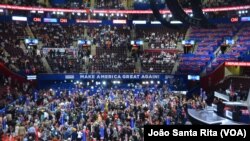 Konvensi Partai Republik di Cleveland, Ohio dipusatkan pada penegakan hukum bertema “Make America Safe Again” (18/7).