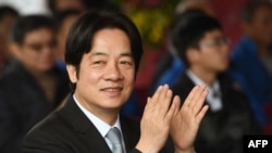 资料照 - 台湾副总统赖清德当选为民进党主席，为其参选总统铺平了道路。