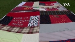 制作纪念被子讲述性侵幸存者的故事