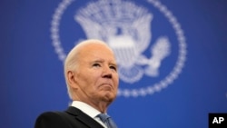Presiden Joe Biden di Departemen Luar Negeri di Washington, Senin, 13 Januari 2025. (Foto: AP)