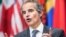 The director general of the International Atomic Energy Agency, Rafael Mariano Grossi, speaks to the media at U.N. headquarters in New York, Oct. 27, 2022. 