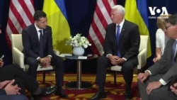Варшава: Майк Пенс зустрівся із Володимиром Зеленським. Відео