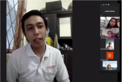 Ivan Wagner Bakara dari Koalisi Pesisir Semarang-Demak. (Foto: screenshot)