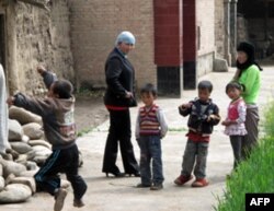 省马集镇的妇女和儿童