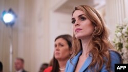 Direktorka za komunikacije Bele kuće Houp Hiks, 21. februara 2018. (Foto: AFP/Mandel Ngan)