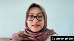 Peneliti Perludem Khoirunnisa Nur Agustyati. (Foto: VOA/Tangkapan layar)