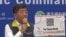 In this image made from a video, Taiwan's Health Minister Chen Shih-chung speaks at a press conference in Taipei, Taiwan, May 6, 2020.