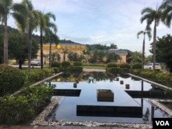 七星海酒店外的景色（美国之音莉雅拍摄）