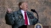 Presiden AS Donald Trump berbicara di depan pasukan AS di sebuah pangkalan udara di Irak barat Rabu (26/12) malam.
