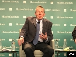 哈德逊研究所海上力量研究中心主任克洛普西(美国之音钟辰芳拍摄)