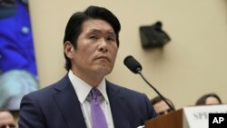 Specijalni tužilac Robert Hur u Odboru za pravosuđe Predstavničkog doma Kongresa, 12. mart 2024. (AP)