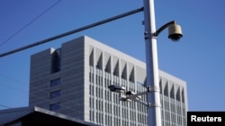 中共中央纪律检查委员会(中纪委)在北京的总部大楼。(资料照)