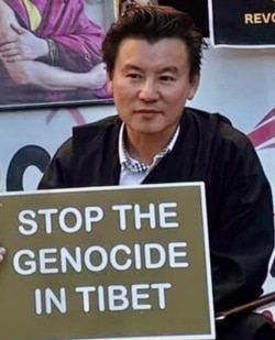 “国际西藏网络指导委员会”成员达马丘(TaoTenzing Dhamcho) （照片由本人提供）