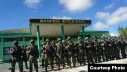 Operasi gabungan TNI-Polti mengamankan desa-desa di Nduga, Papua, pasca penembakan kelompok bersenjata awal Desember. (Foto Courtesy: Kapendam VXII Cendrawasih Papua)