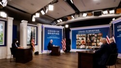 Predsednik Bajden i članovi tima Bele kuće za suzbijanje pandemije u razgovoru sa guvernerima