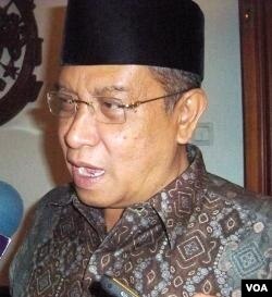 Ketua PBNU KH Said Aqil Siradj, memimpin Deklarasi Lembaga Persahabatan Ormas Islam (21/10).
