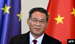 Perdana Menteri China Li Qiang berbicara selama konferensi pers pada 20 Juni 2023 di Berlin, Jerman. (Foto: AFP)