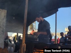 Aid workers in Gaza say they have hope that new laws essentially banning UNRWA will not be put into force, in Khan Younis, Gaza, Nov. 12, 2024.