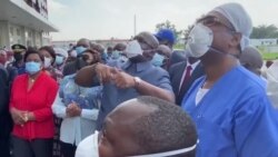Tshisekedi akitisi mitema na babeli ya COVID na hôpital ya Cinquantenaire