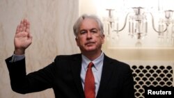 Kandidat za direktora CIA Vilijam Berns na pretresu o potvrdi nominacije u Senatu, 24. februar 2021. (Foto: Rojters/Tom Brenner/Pool)