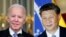 FILE - This combination image shows U.S. President Joe Biden in Washington, Nov. 6, 2021, and China's President Xi Jinping in Brasília, Brazil, Nov. 13, 2019.