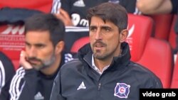 Prvi trener Čikago Fajera Veljko Paunović i njegov pomoćnik Marko Mitrović