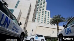 禁止化学武器组织人员2018年4月乘坐联合国专车在叙利亚展开调查（路透社）