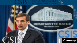 美国司法部国家安全事务助理部长德默斯（John C. Demers）2020年8月12日出席战略与国际研究中心(CSIS)主办的一场视讯会（CSIS网站）