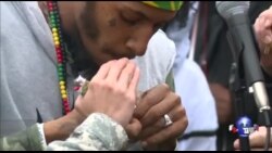 呼吁修改缉毒法：活动人士国会山吸大麻