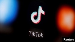 FILE - A TikTok logo is displayed on a smartphone in this illustration taken Jan. 6, 2020.