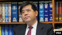 台湾外交部北美司司长陈立国 （美国之音 张永泰拍摄）