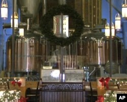 教堂啤酒屋的酿酒区是从前的圣坛