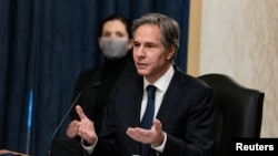 Entoni Blinken, kandidat novoizabranog predsednika Džoa Bajdena za državnog sekretara, na pretresu senatskog Odbora za spoljnopolitičke odnose, 19. januara 2021.