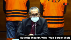 Wakil Ketua Komisi Pemberantasan Korupsi (KPK) Alexander Marwata. (Foto: Tangkapan layar/Sasmito Madrim/VOA)