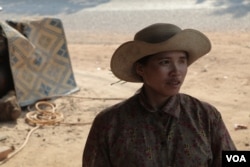 Ping Chantrea, a rice farmer, lives in Phnom Srok district, Banteay Meanchey province, Cambodia, February 22, 2019. (Sun Narin/VOA Khmer)