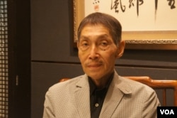 日本共同社客席论说委员冈田充(美国之音歌篮拍摄)