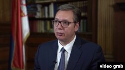 Predsednik Srbije Aleksandar Vučić u ekskluzivnom intervjuu za Glas Amerike, u avgustu 2019. (Foto: VOA) 