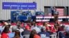 Presiden Donald Trump berkampanye di Mariotti Building Products, di Old Forge, 20 Agustus 2020. (Foto: AP
