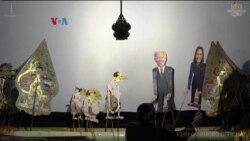 'Joe Biden and Kamala Harris' Guest Star in Wayang Kulit Performance