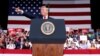 U.S. President Donald Trump reacts with supporters during a campaign rally in Panama City Beach, Fla., May 8, 2019. 