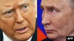 Le président américain Donald Trump (à g.) et son homologue russe Vladimir Poutine.