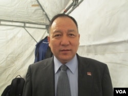 达赖喇嘛西藏宗教基金会董事长达瓦才仁（美国之音张永泰拍摄）