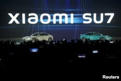 Event on Xiaomi's electric vehicle in Beijing