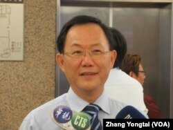 执政党国民党立委丁守中(美国之音张永泰拍摄)