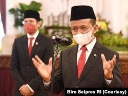 Menteri Invesitasi dan Kepala BKPM Bahlil Lahadalia mengatakan Investasi merupakan kunci dari peningkatan kualitas SDM dan peningkatan ekonomi. (Biro Setpres)