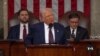 US lawmakers' reactions to Trump address reflect party lines