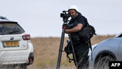 Novinar AFPTV-a Nikolas Garsija Ferari u Pojasu Gaze, 12. oktobar 2023.