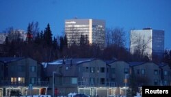 ARHIVA: Zgrada kompanije Konoko Filips u centru Enkoridža na Aljasci, 10. februara 2020.