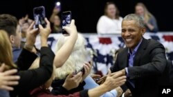 Bivši predsednik Barak Obama u kampanji za kongresne izbore 2018.